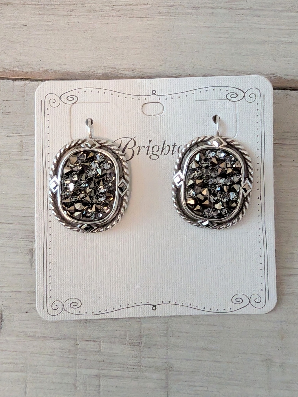 Brighton "Ability to Love" Crystal Leverback Earrings